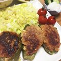 ちゃんゆり♡'s cooksnap of when they made チーズがとろ～り♥ピーマンの肉詰め.
