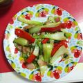 まれぃ's cooksnap of when they made 簡単！青梗菜ベーコンのガリカレー醤油炒め.