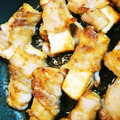 mirugohan9's cooksnap of when they made 照り照り♪厚揚げの豚肉巻き.