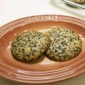 kh3255's cooksnap of when they made 卵白で簡単クッキー・セサミチュイール.