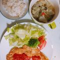 クックN7LS37☆'s cooksnap of when they made ポークピカタトマトソースかけ.