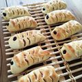 akeming's cooksnap of when they made 子供の日に♡こいのぼりハムチーズパン.