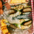 aiko1783's cooksnap of when they made 時短☆お弁当♪簡単！とんかつおにぎらず.