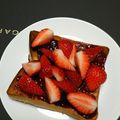チョコレートチャンク's cooksnap of when they made 春の♪いちごトースト.