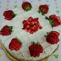 クックV9EFVJ☆'s cooksnap of when they made ◆◇デコ◇◆苺のケーキ　誕生日に☆.