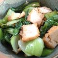 1000マイル's cooksnap of when they made 厚揚げとチンゲン菜のオイスターソース炒.