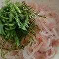☆shizu's cooksnap of when they made 【糖質オフ】しらたきタラコパスタ.