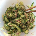 akubi0903's cooksnap of when they made みょうがときゅうりの和えもの.
