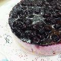 obaka's cooksnap of when they made ブルーベリーのレアチーズムースケーキ.
