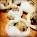 クック1F4R5J☆'s cooksnap of when they made 焼き小龍包風！？米粉でもちもち団子.