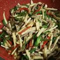 ティ子's cooksnap of when they made 鶏肉で青椒肉絲♪オイスターソース無し.
