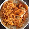 いっぺい99's cooksnap of when they made 昔ながらのナポリタンスパゲティ♪.