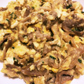 しょうちゃんれしぴ's cooksnap of when they made 豆腐と豚肉揚げの卵和え.