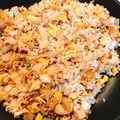 an28na's cooksnap of when they made 簡単な油不使用ガーリック肉キャベツ炒飯.