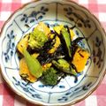 riramuhffy's cooksnap of when they made カボチャとブロッコリーのヒジキ和えサラダ.