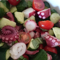 モモビション's cooksnap of when they made タコときゅうりとトマトのマリネ♪.