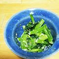 ＊SHIBA＊'s cooksnap of when they made 簡単！小松菜のマヨポン和え。お弁当にも☆.