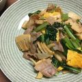 ななお_k's cooksnap of when they made 簡単☆タケノコと空芯菜とベーコンの炒め物.