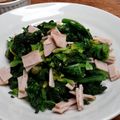 バンポマダム's cooksnap of when they made ホウレン草とハムのサラダ.