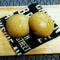 miu★mito's cooksnap of when they made ホットケーキミックスと黒蜜の茶饅頭.
