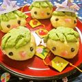 miyuki12's cooksnap of when they made 柏餅？なチョコクリームメロンパン✿.