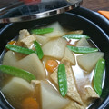 かもMAMA's cooksnap of when they made やさし〜い♪油揚げと大根の含め煮.