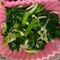 とらママりん's cooksnap of when they made お弁当に＊しらすとほうれん草炒め.