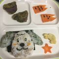 チェコルコ's cooksnap of when they made キャラ弁☆ワンワンおにぎり.
