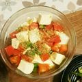 ｍａｈａ's cooksnap of when they made オクラとトマトのお豆腐サラダ.