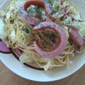 ぺこちゃん☆'s cooksnap of when they made ジョンソンヴィルのスティックベジパスタ.