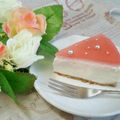 ＊naｰno＊'s cooksnap of when they made 簡単♪３色ラズベリーレアヨーグルトケーキ.