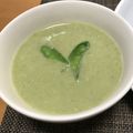hiroko53's cooksnap of when they made ＠スナップえんどうのポタージュスープ＠.