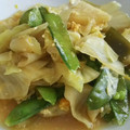 アズキナ's cooksnap of when they made キャベツ消費に‼卵と絹さやのくたくた煮.