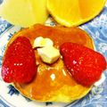 4葉のぶたぶた's cooksnap of when they made 簡単！クリームチーズパンケーキ。朝食に。.