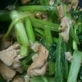 キャラメグ♪'s cooksnap of when they made チャチャッと豚肉小松菜炒め.