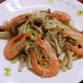 のば☀のば's cooksnap of when they made バジルと小エビのパスタ.