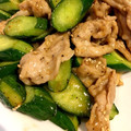 タケシ88's cooksnap of when they made 簡単！美味しいきゅうりと豚バラ肉の炒め物.