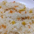 こうして豆は…'s cooksnap of when they made ホタテとコーンの洋風炊き込みピラフ.