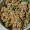 ポポポポポフィ〜♡'s cooksnap of when they made 【15分】鰹節香る＊和風たらこチャーハン.