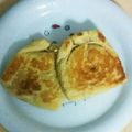 ユッキー1119's cooksnap of when they made 薄揚げ納豆･餅･チーズサンド♪.