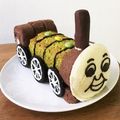 たか⭐️れお⭐️はる's cooksnap of when they made きかんしゃトーマスケーキ〜パーシー〜.