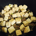 柚梨葉＠ゆずりは's cooksnap of when they made すき焼きのたれで作る肉豆腐.