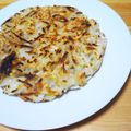 kitchenYUU's cooksnap of when they made まぜて焼くだけ♪もやしのチヂミ.