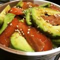 きぃ✩°｡⋆'s cooksnap of when they made サーモン&アボカド→丼にいかが？.