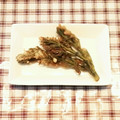 プリヲ's cooksnap of when they made サクッとたらの芽の天ぷら☆醤油マヨで～★.