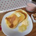 いちごましゅまろ's cooksnap of when they made HM使用 簡単 スフレパンケーキ ♡.