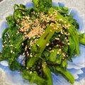 keco5's cooksnap of when they made 菜の花の塩昆布和え ごま油風味.･*.
