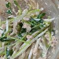 Kaufu380's cooksnap of when they made 【塩分0.43】豆苗のツナマヨサラダ.