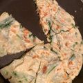 cocoism's cooksnap of when they made タレも美味しい❤　本場のチヂミ.