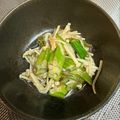 saクロソルトna☆'s cooksnap of when they made オクラとえのき茸のおかか和え.